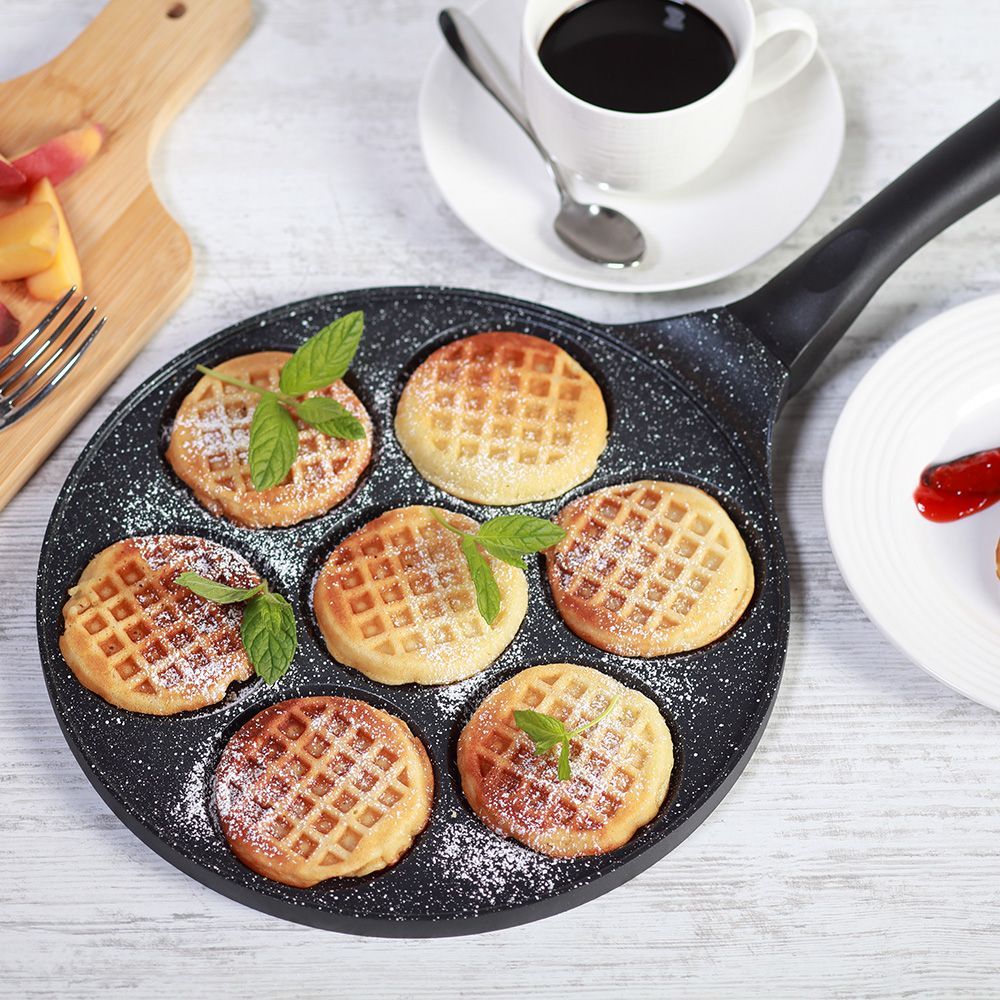 How to Make Waffles in a Frying Pan  